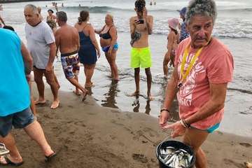 Chinchorro y varada del pescado pasados por agua (Foto TA)
